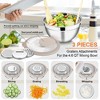 Itopfox Stainless Steel Mixing Bowls Set with Transparent Lids & 3 Graters, Nesting Salad Bowls for Kitchen Prepping, Serving, Baking & Food Storage - 3 of 4