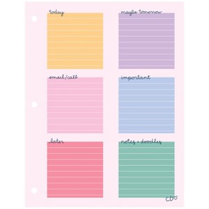 Callie Danielle 8.5"x11" Don't Forget Daily Notepad - 1 of 1