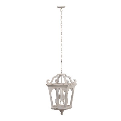 Ballamy Streetlight Chandelier Antique White - A&B Home