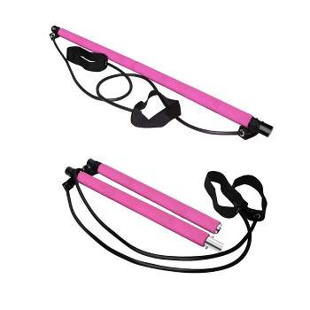 Pink 80 Day Obsession Equipment, 4 Resistance Loops Exercise Bands and 2  Exercise Sliders Fitness Equipment, Booty Bands and Core Sliders Workout  Home Gym Equipment for Women