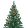 vidaXL Christmas Tree Green with White Tips Artificial Materials Large - 3 of 4