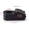 22.2Mm BMX Bike Stem, Aluminum Alloy Handlebar Riser, Fixed Gear Bicycle Stem for Road Bike, Black - 2 of 4