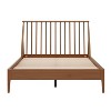 Polibi Boho Platform Bed Frame with Tall Slanted Headboard & Metal Support - 4 of 4