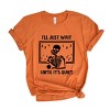 Simply Sage Market Wait Until It's Quiet Apple Short Sleeve Tee - XS - Orange - 3 of 4
