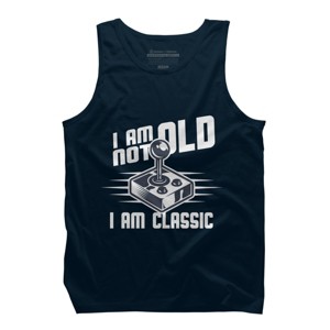 Men's Design By Humans I Am not Old I am Classic By nerdycorner Tank Top - 1 of 2