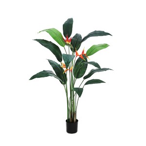 Artificial Bird of Paradise Plant, Ideal for Modern Home and Office Decor - 1 of 4