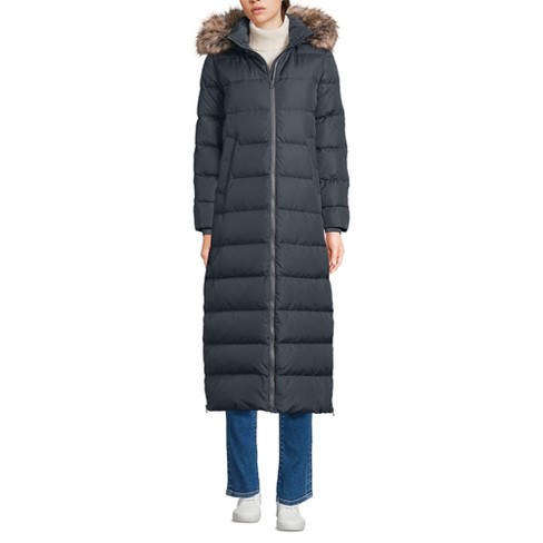 Ladies maxi down coat best sale