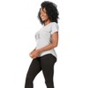 RAE DUNN - Women's Short Sleeve Shirttail Hem T-Shirt - 2 of 4