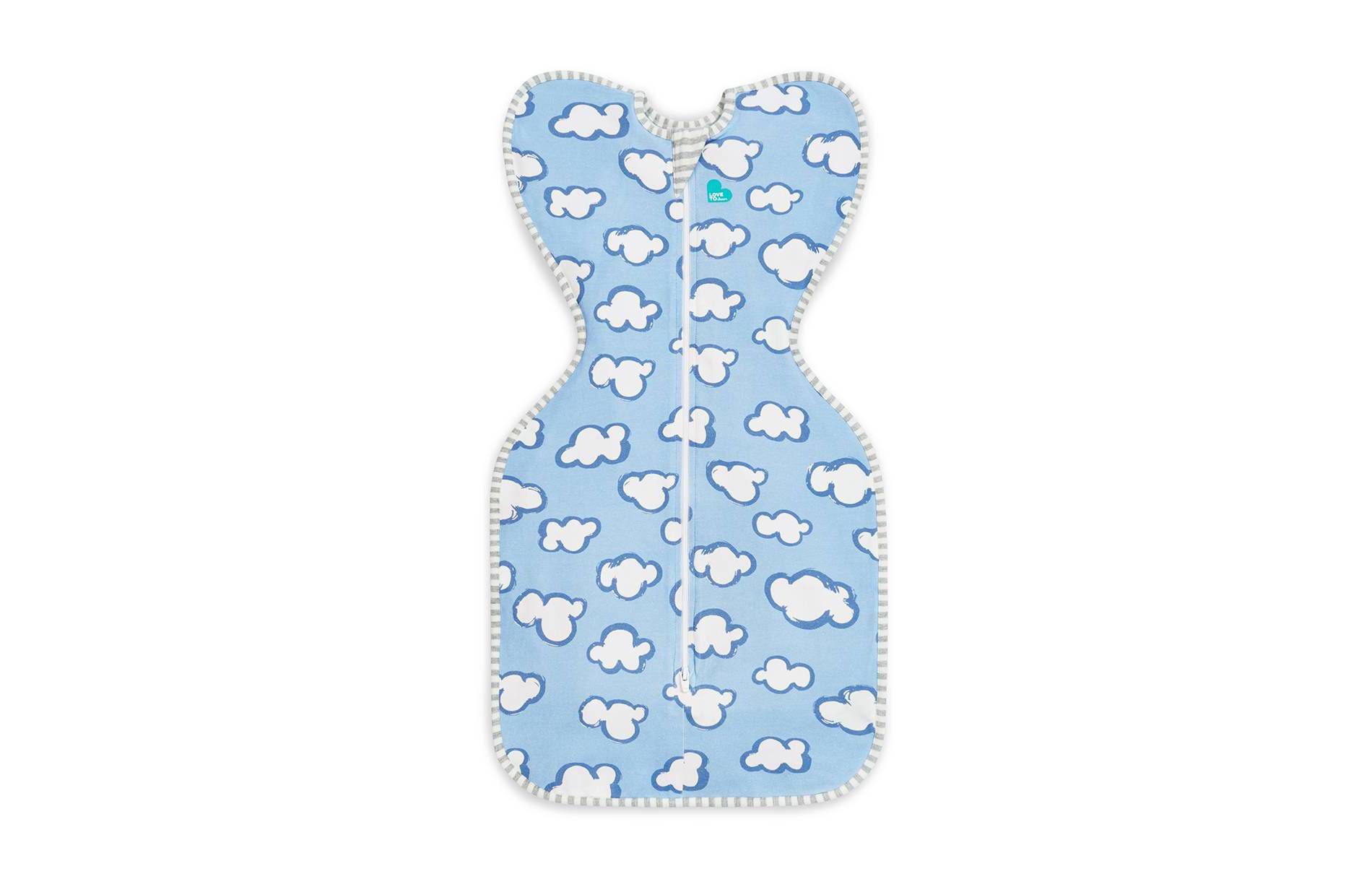 Love to Dream Swaddle Up Sleep Sack - Cotton 1.0 TOG - Daydream Dusty Blue - NB
