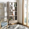 Terrence Etagere - FOX4277 - Light Brown/Black - Safavieh Couture - 2 of 4