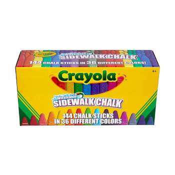 Crayola 144ct Washable Sidewalk Chalk