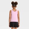 Girls' Pointelle Fitted Lace Trim Tank Top - Cat & Jack™ - 3 of 4
