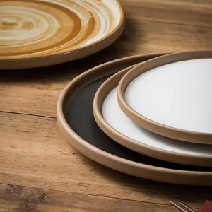 AOSTIRMOTOR Tableware Steak Fruit Dessert Plate for Wedding Party - 1 of 1