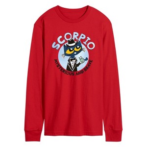 Men's - Pete the Cat - Scorpio Long Sleeve Graphic T-Shirt - 1 of 3