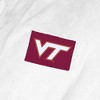 Virginia Tech Hokies NCAA White Out Silk Touch Robe Small/Medium - 4 of 4