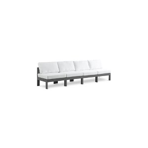 Meridian Furniture,Nizuc Water Resistant Fabric Outdoor Patio Modular Sofa - 1 of 4