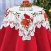 Collections Etc Holiday Cardinal Table Topper - 2 of 3