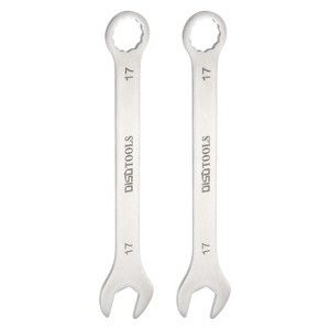 Unique Bargains 3Cr13 Stainless Steel Metric Thin Combination Wrenches 2 Pcs - 1 of 4