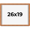 PosterPalooza | Classic Brown Picture Frame - UV Acrylic, Backing Board, Hanging Hardware Included - 2 of 4