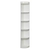 Hawley Contemporary Corner Shelf Display White - HOMES: Inside + Out