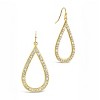 SHINE by Sterling Forever Evangeline Teardrop Hoop Earrings - 3 of 4