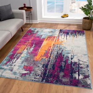 Rug Branch Abstract MidCentury Modern Indoor Rug - 1 of 4