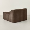Foam Low Chair Brown - Hearth & Hand™ with Magnolia - 4 of 4