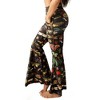 The Yoga Democracy High Waist Bell-Bottom 2.0 Leggings, Flare Leggings with Sweat-Wicking and UPF Protection, Convenient Pockets (Jet Black) - 2 of 4