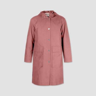 Women's Rain Coat - A New Day™ Coral Pink L