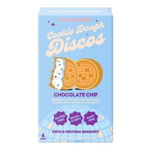 Holi Scoops Chocolate Chip Cookie Dough Discos Frozen Ice Cream - 7.5oz - 1 of 3
