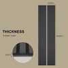 0.83 in. x 7.87 ft. x 1 ft. Slat Wood Sound Absorbing Decorative Wall Paneling 2-Pack - 3 of 4