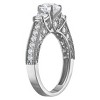 Naturalux 14K Gold 3-stone 2 cttw Lab Grown Diamond Ring - 2 of 4