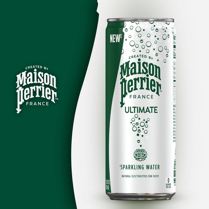 Maison Perrier Unflavored Sparkling Water - 8pk/11.15 fl oz Cans, 2 of 9