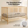 KeaBabies 2pk Soothe Waterproof Fitted Crib Sheets for Girl, Boy, 100% Organic Soft Cotton Crib Mattress Protector Sheet - 3 of 4