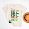 Simply Sage Market Women's Feeling Lucky X 4 Short Sleeve Garment Dyed Tee - 2 of 4