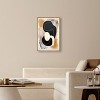 Art Remedy Milk Butterscotch and Dark Chocolate Brown Earthy Abstract Wall Art Framed - 2 of 4