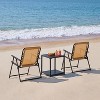Yaheetech Set of 2 Folding Dining Chairs with Backrest for Garden, Lawn, Backyard - 2 of 4