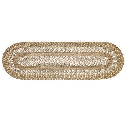 Newport Braid Collection 100% Polypropylene Stripe Pattern Reversible Indoor Utility Rug - Better Trends