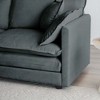CAVINAS Comfy Deep Single Sofa, Seat Sofa Couch with 1 Toss Pillow, Upholstered Reading Armchair, Living Room Sofa Chair for Adult - 4 of 4