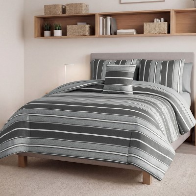 The Sheet Lab Lyon Stripe Bed in a Bag, Gray, Queen — фото 8