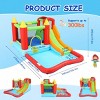 HOMDOX 145" × 102" × 72" Inflatable Bounce House for Kids Fun Jumping Area w/Basketball Hoop Large Pool Long Slide Climbing Wall Air Blower Outdoor - 4 of 4