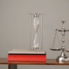 TopComfy Decorative Object Aluminium Frame Sand Timer Hourglass for Elegant Home Office Decor, Silver, 4.5"*4.5"*12.5" - 2 of 4
