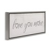 Stupell Industries Love You More Heart Icon, 25" x 11" - 3 of 4