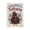 Evergreen Pilgrim Turkey Garden Burlap Flag 12.5 x 18 Inches Indoor Outdoor Decor - 2 of 4