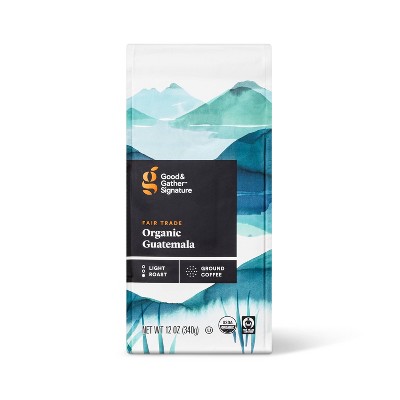 Signature Organic Guatemalan Light Roast Ground Coffee - 12oz - Good & Gather™