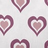 16"x16" Valentine's Day Burning Love Square Throw Pillow Muted Purple - e by design - 2 of 4