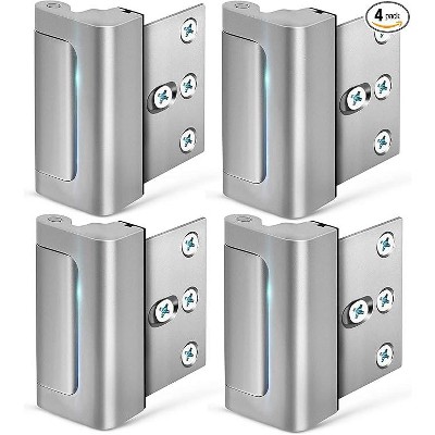 DOMETOUR Home Security Door Reinforcement Lock, Childproof, Withstand 800lbs Strength, Front Door Latch High Security Door Lock