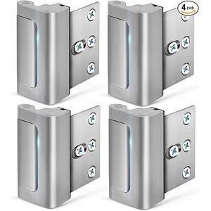 DOMETOUR Home Security Door Reinforcement Lock, Childproof, Withstand 800lbs Strength, Front Door Latch High Security Door Lock - 1 of 4