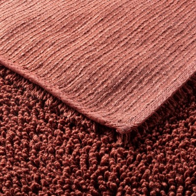 Casaluna Cotton Looped 40x24" Bath Rug Mélange Machine Washable