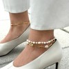 Pompeii3 Leah Pearl Anklet 18k Yellow Gold - 2 of 4